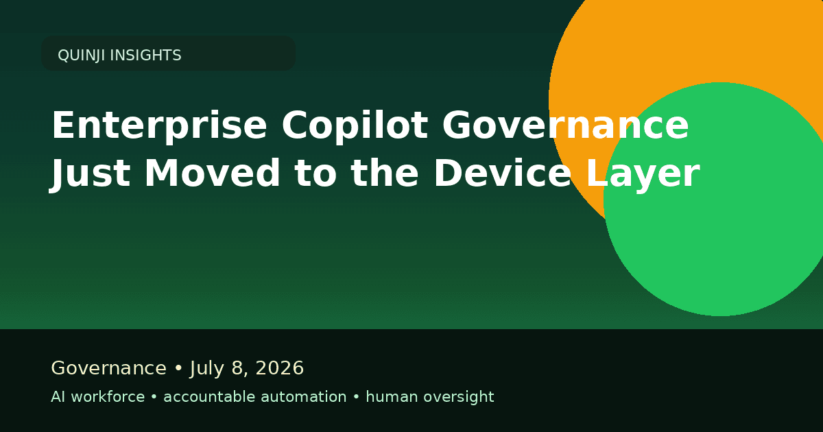 Enterprise device policy controls for AI copilots