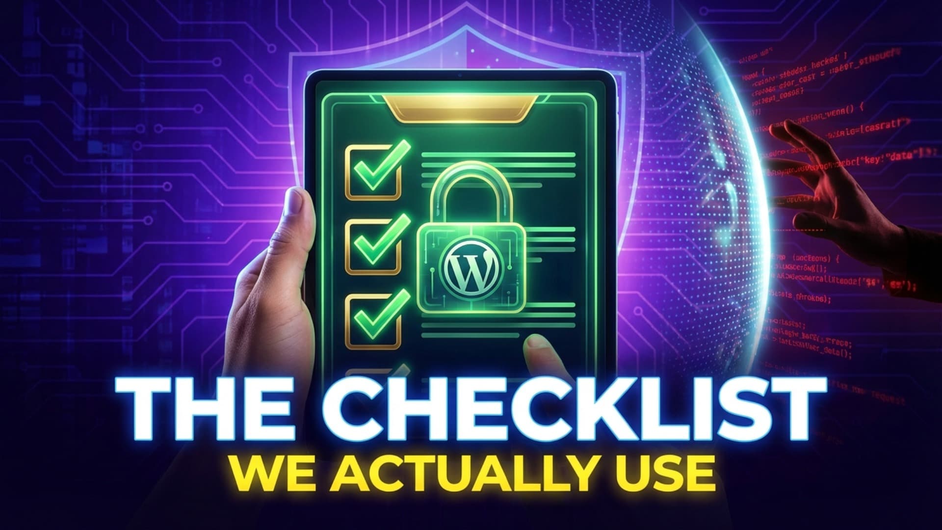 WordPress Security Hardening — The Checklist We Actually Use
